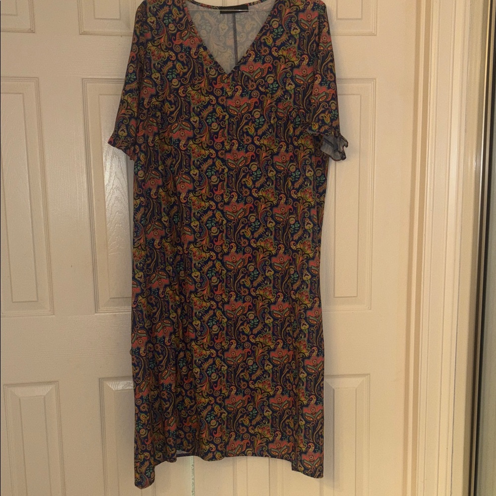 Floral V-Neck Dress